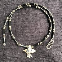 Tuareg pendant and Onyx beads